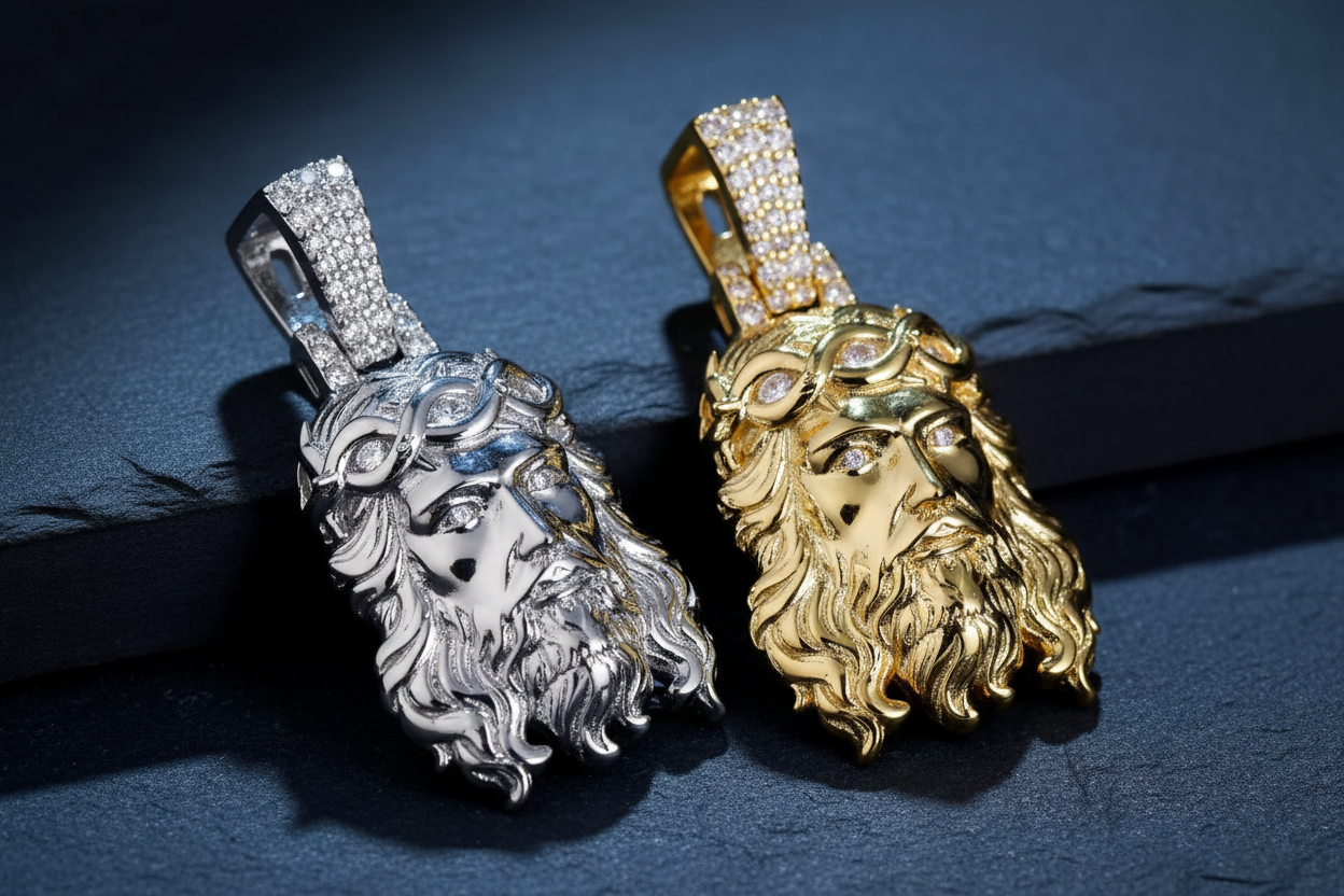 S925 Jesus Pendant